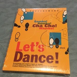 PotteryBarn NEW Lets Dance Music CD & Dance Poster